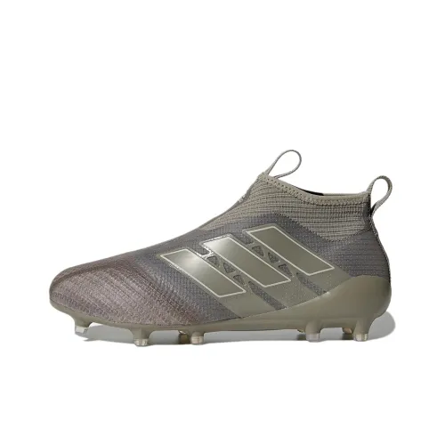 Adidas Ace 17+ FG Твердый грунт Противоскользящие футбольные бутсы Мужские Темно-серый