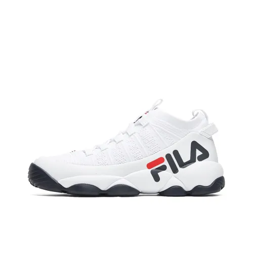 FILA Spaghetti Low Топ Винтажные баскетбольные кроссовки Женские Белые