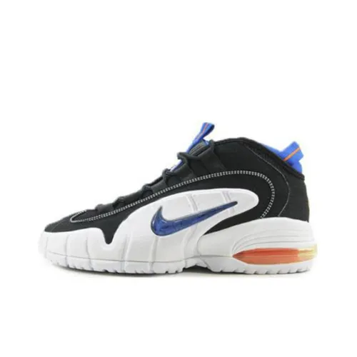 Nike Air Max Penny 1 Knicks 2005 MID Топ Винтажные баскетбольные кроссовки Унисекс Черный белый