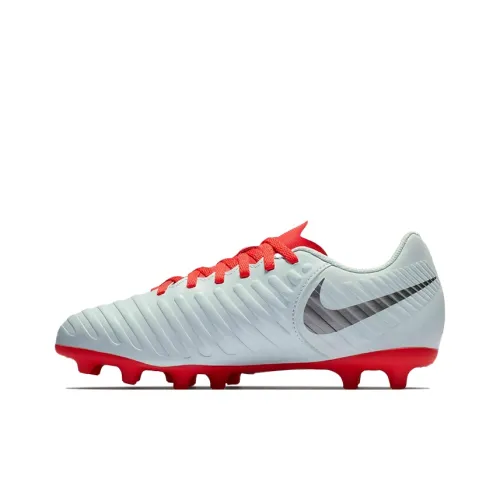 Nike Tiempo Legend 7 FG Твердый Грунт Футбольные Бутсы Мужские Белый Красный