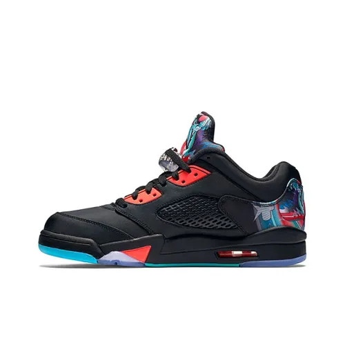 Jordan Air Jordan 5 Retro Low 'CNY' Kites Low Top Винтажные баскетбольные кроссовки Мужской Черный