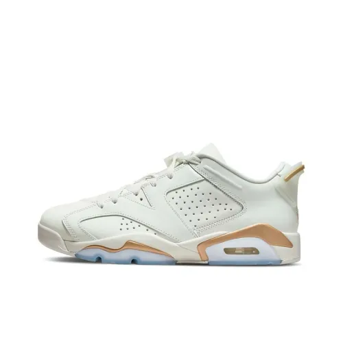 Jordan Air Jordan 6 Retro Low Gc 'CNY' Low Top Винтажные баскетбольные кроссовки Унисекс Синий Серый Золото