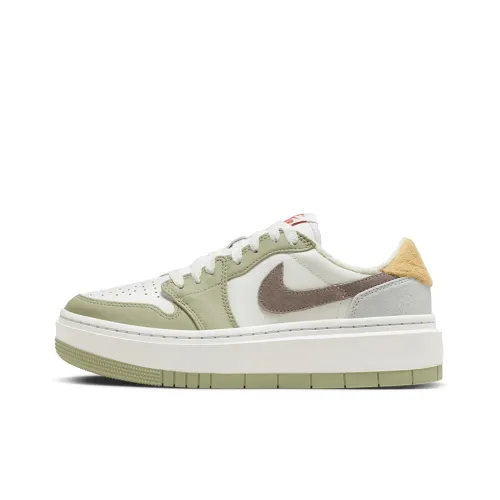 Jordan Air Jordan 1 ELEVATE Low SE 'Год кролика' Низкий топ Винтажные баскетбольные кроссовки Женские Зеленый белый