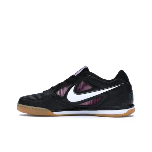 Supreme x Nike Slip-resistant Abrasion-resistant Football Cleats Unisex Black Pink Supreme x Nike Противоскользящие Аbrasion-resistant Футбольные бутсы Унисекс Черный Розовый