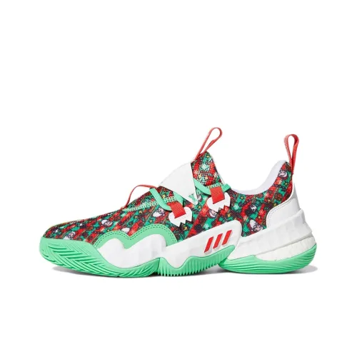 Adidas Trae Young 1,0 Винтажные баскетбольные кроссовки Low Топ Унисекс