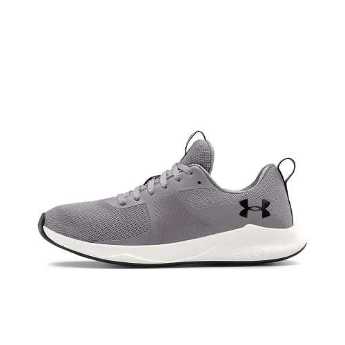 Under Armour Charged Cushioning амортизирующие кроссовки для тренировок с низким верхом устойчивые женские серые