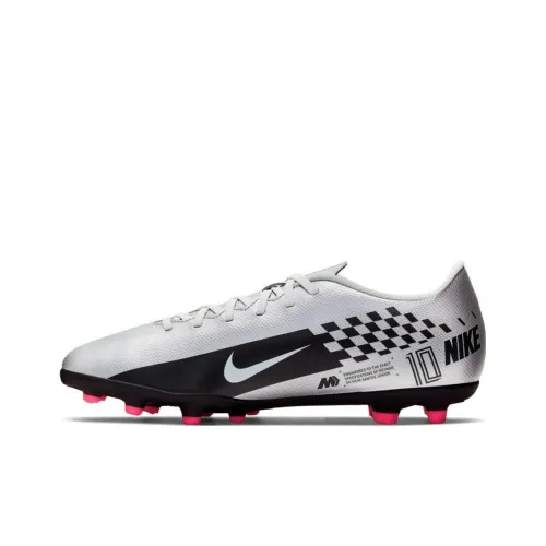 Nike Mercurial Vapor 13 Assassin 13 Club NJR FG MG Slip-resistant Abrasion-resistant Football Cleats Gray Black Найк Меркуриал Вапор 13 Ассасин 13 Клуб NJR FG MG Противоскользящие Устойчивые к истиранию Футбольные бутсы Серый Черный