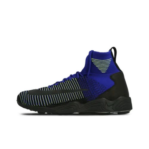 Nike Zoom Mercurial Flyknit Нескользящий Легкий Высокий Топ Кроссовки для тренировок Мужские Темно-Королевский Синий