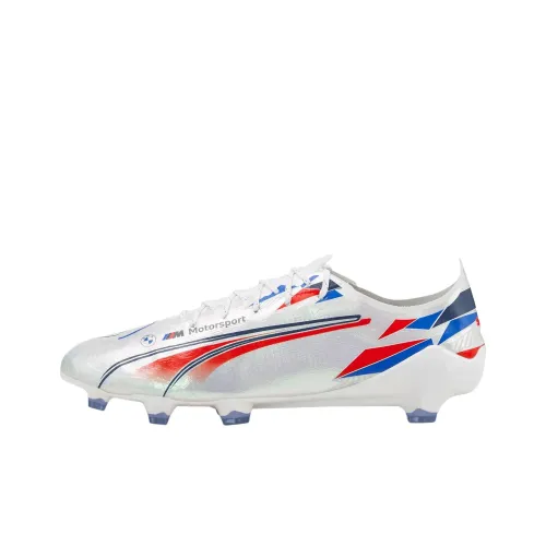 PUMA BMW M Motorsport FG Твердый грунт Футбольные бутсы Унисекс Синий Красный