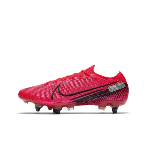 Nike Mercurial Vapor 13 SG Мягкая трава Амортизаторы Шок-абсорбирующие Противоскользящие Устойчивые к истиранию Футбольные бутсы Мужские Розовые