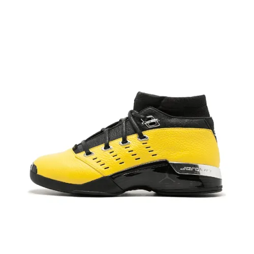 SoleFly x Jordan Air Jordan 17 Ret Low Non Slip Lightweight Low Top Винтажные баскетбольные кроссовки Мужские Желтые