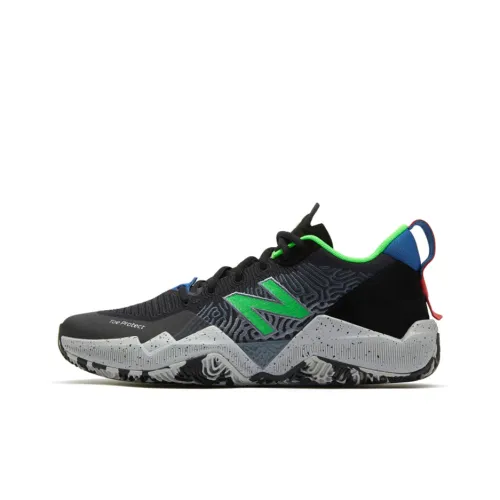 New Balance NB 2WXY 1 Low Топ Винтажные Баскетбольные Кроссовки Мужские Черные Зеленые
