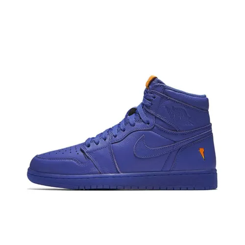 Jordan Air Jordan 1 Ретро High Gatorade Rush Фиолетовый Амортизация Balance High Top Винтажные баскетбольные кроссовки Мужской Синий