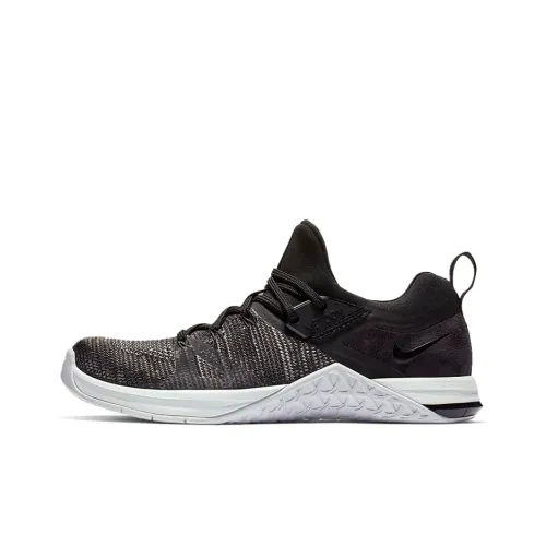 Nike Metcon Slip-Resistant Abrasion-Resistant Low-Top Training Shoes Unisex White Black Найк Меткон противоскользящие устойчивые к истиранию низкие кеды для тренировок унисекс белый черный