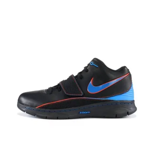 Nike KD 2 OKC Guest Амортизация Покрытие MID Топ Винтажные Баскетбольные Кроссовки Мужской Черный