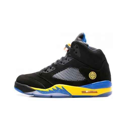 Jordan Air Jordan 5 Retro Shanghai Shen High Top Винтажные баскетбольные кроссовки Мужской Черный