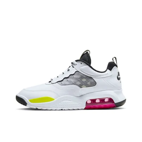 Джордан Maxin 200 Low Топ Тренировочные Кроссовки Мужские Белый Желтый