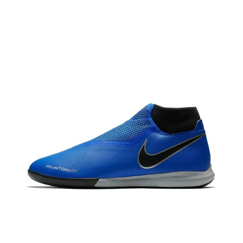 Nike JR PHANTOM VSN ACADEMY DF IC IN Амортизаторы Slip-resistant Abrasion-resistant Футбольные бутсы Мужские Синий Черный