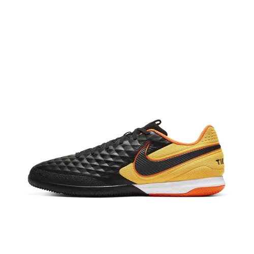 Nike IC IN Амортизаторы Shock Absorbers Противоскользящие Устойчивые к истиранию Футбольные бутсы Мужские Черные Желтые