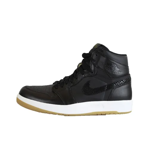 Jordan Air Jordan 1,5 Ретро Militia Зеленый Slip-Resistant High Top Винтажные баскетбольные кроссовки Мужской Черный