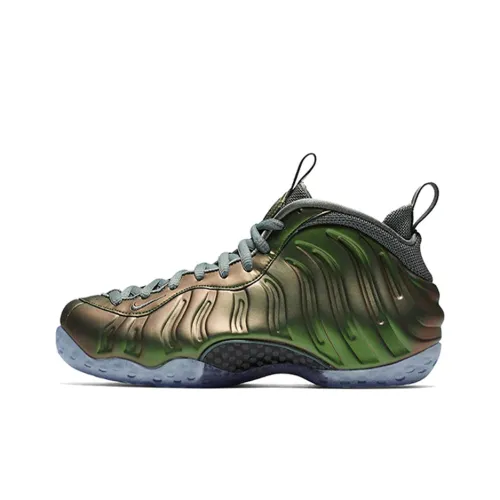 Nike Foamposite One Rainbow W MID Топ Винтажные Баскетбольные Кроссовки Женские Медно-Зеленый