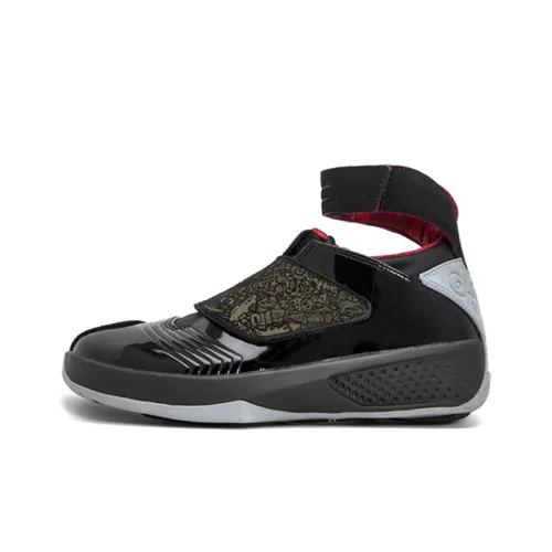 Jordan Air Джордан 20 OG Stealth Non Slip Легкий MID Топ Винтажные баскетбольные кроссовки Мужской Черный