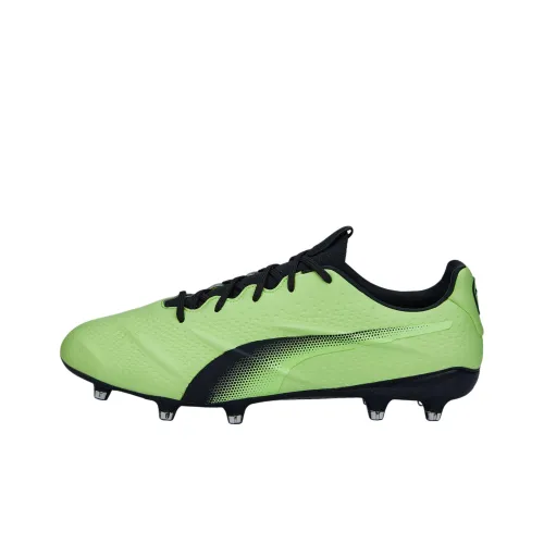 PUMA King Platinum 21 VGN FG AG Футбольные бутсы Черный Зеленый
