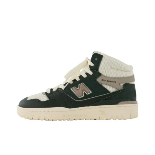 AIME LEON DORE x New Balance NB 650 Series High Топ Винтажные Баскетбольные Кроссовки Унисекс Белый Зеленый