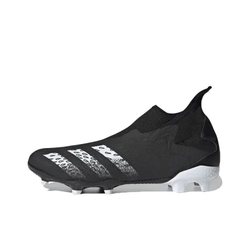 Adidas Predator Freak .3 FG Твердый Грунт Устойчивые к Износу Футбольные Бутсы Мужские Черные