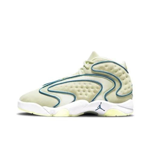 Jordan Jumpman OG 'Faint Неоновый зеленый' Амортизация Противоскользящий Устойчивый к истиранию Поддержка Баланс MID Топ