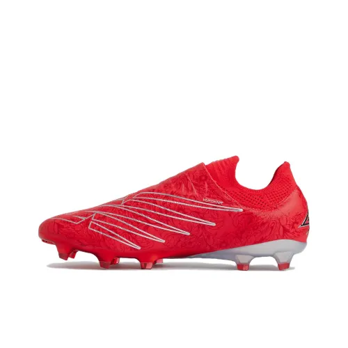 New Balance совместный бренд Furon v7 FG Твердый грунт Естественные луга Твердый грунт Футбольные бутсы Унисекс Красный Белый