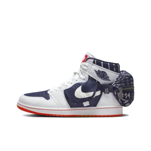 Jordan Air Jordan 1 Винтажные баскетбольные кроссовки High Top Унисекс