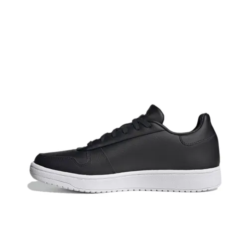 Adidas Neo Hoops 2,0 Slip-Resistant Abrasion-Resistant Low Top Винтажные баскетбольные кроссовки Мужские Черно-Белые