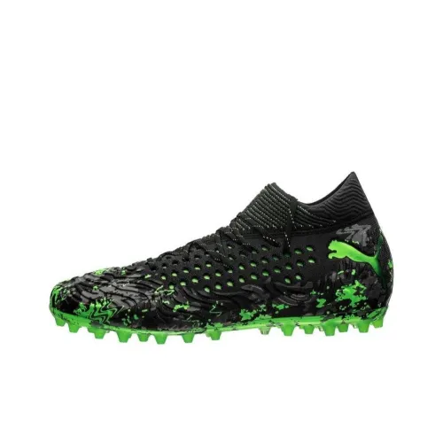 PUMA Future MG MULTI Ground Футбольные бутсы Мужские Черные Зеленые