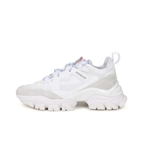 Moncler Дышащий Низкий Топ Спортивная Повседневная Обувь Мужская Белая