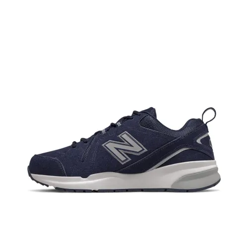 New Balance NB 608 V5 Амортизация Покрытие Низкий Верх Тренировочные Кроссовки Мужские Темно-Синие