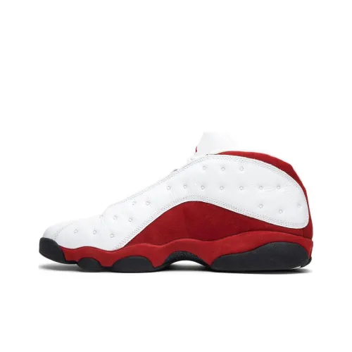 Jordan Air Jordan 13 Ретро Low Cherry Non Slip Lightweight MID Топ Винтажные баскетбольные кроссовки Мужской Белый Красный 2005