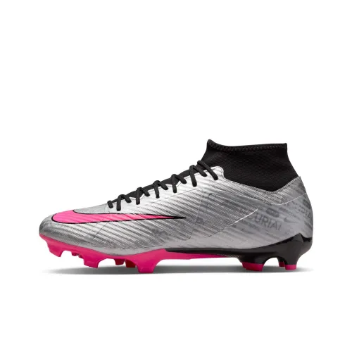 Nike Mercurial Superfly 9 MG MULTI Ground FG Твердый грунт Футбольные бутсы Унисекс Серебристо-розовый