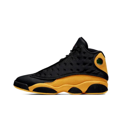 Jordan Air Jordan 13 MELO CLASS OF 2002 High Топ Винтажные баскетбольные кроссовки Мужской Черный Золотой