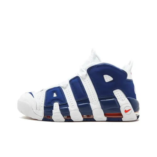 Nike Air More Uptempo Knicks Air More Uptempo MID Топ Винтажные баскетбольные кроссовки Унисекс Knicks