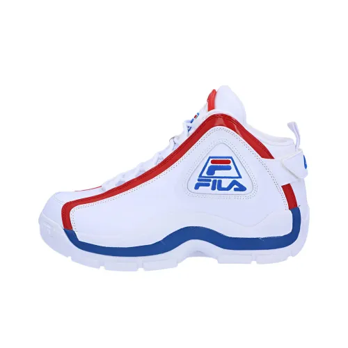 FILA Grant Hill 2 MID Топ Винтажные Баскетбольные Кроссовки Унисекс Белый Красный Синий Корейский Стиль