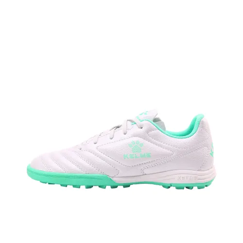 Кроссовки для футбольной тренировки KELME Youth Training Collection, низкие, белые и зеленые, унисекс