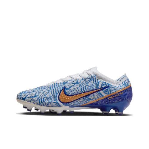 Nike AG Artificial Grass Artificial Studs Non-Slip Lightweight Football Cleats Men's White Blue