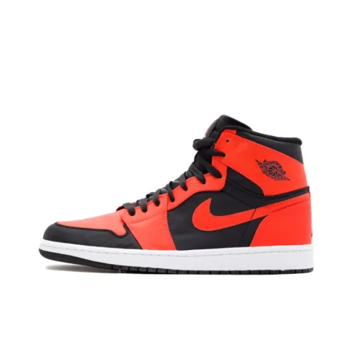 Jordan Air Jordan 1 Retro Max Orange High Top Vintage Баскетбольные Кроссовки Мужские Черный Оранжевый