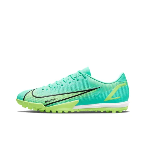 Nike Mercurial Vapor 14 TF Шипы Амортизаторы Slip-resistant Футбольные бутсы Мужские Королевский синий