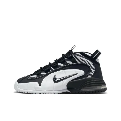 Nike Air Max Penny MID Топ Винтажные баскетбольные кроссовки Мужской Черный