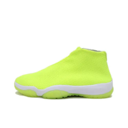 Джордан Future Volt Non Slip Lightweight MID Топ Винтажные баскетбольные кроссовки Мужской Желтый