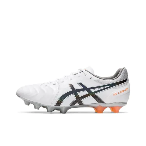 Asics Ds Light Club AG Искусственная трава Устойчивая к истиранию Дышащие Футбольные бутсы Унисекс Белый Черный