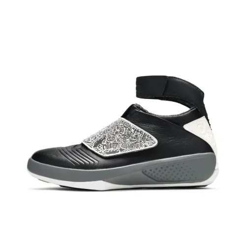 Jordan Air Джордан 20 Ретро Playoff Non Slip Легкий Высокий Топ Винтажные баскетбольные кроссовки Мужской Черный Выпуск 2015 года