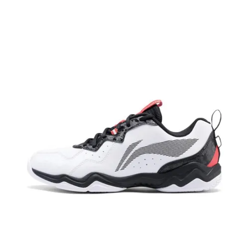 CS6 Slip-resistant Abrasion-resistant Breathable Low-Top Badminton Shoes Unisex White Black CS6 Противоскользящие Устойчивые к износу Дышащие Низкие Кеды для Бадминтона Унисекс Белый Черный